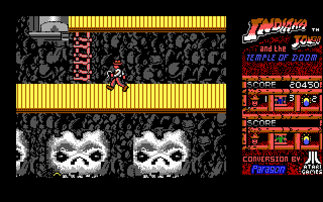 Indiana Jones and the Temple of Doom IBM PC/Compatibles Screenshot: More conveyor belts...