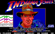 Indiana Jones and the Temple of Doom for IBM PC/Compatibles - Title screen.