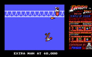 Indiana Jones and the Temple of Doom for IBM PC/Compatibles - Mola Ram knocked me off of the bridge...
