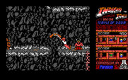 Indiana Jones and the Temple of Doom for IBM PC/Compatibles - Swing across gaps in the path.
