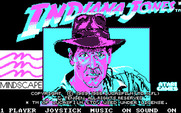 Indiana Jones and the Temple of Doom for IBM PC/Compatibles - Title screen.