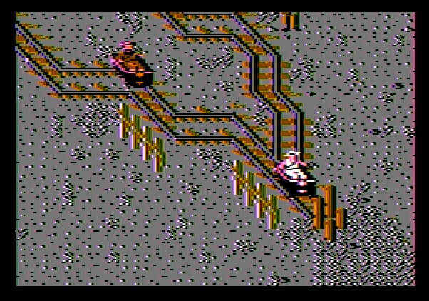 Indiana Jones and the Temple of Doom Apple II Screenshot: The end of the line.