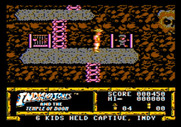 Indiana Jones and the Temple of Doom for Apple II - Rescued one of the captive children.