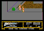 Indiana Jones and the Temple of Doom for Apple II - A guard blocks this path...