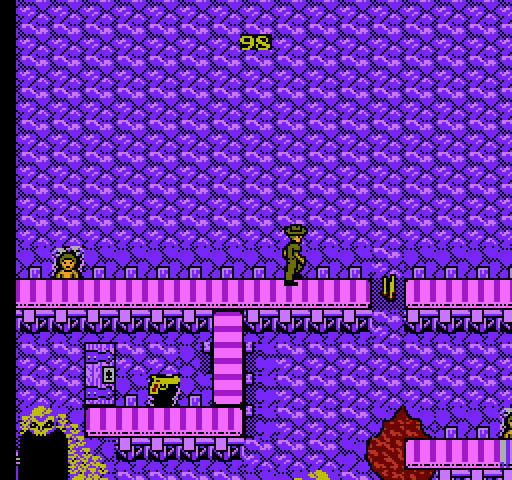 Indiana Jones and the Temple of Doom NES / Famicom Screenshot: Don't fall down the gaps...