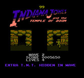 Indiana Jones and the Temple of Doom for NES / Famicom - Time for wave 2...