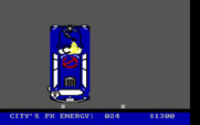 Ghostbusters for IBM PC/Compatibles - Using the ghost vacuum to capture a ghost.