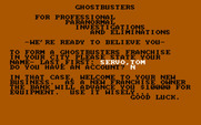 Ghostbusters for IBM PC/Compatibles - Forming a new Ghostbusters franchise...