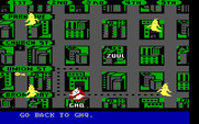 Ghostbusters for IBM PC/Compatibles - You have to go back to headquarters if you run out of traps or men.