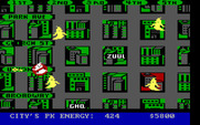 Ghostbusters for IBM PC/Compatibles - Map of the city...here come some ghosts!