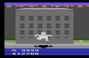 Ghostbusters for Atari 2600 - The marshmallow man! Can you guide the Ghostbuster past him safely?