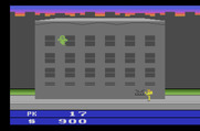 Ghostbusters for Atari 2600 - A ghost! First, place the trap...