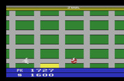 Ghostbusters for Atari 2600 - The flashing yellow building means it's time to visit H.Q.