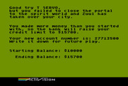 Ghostbusters for Atari 8-bit - Almost made it...I'll need to try again!