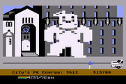 Ghostbusters for Atari 8-bit - Can you sneak past the giant marshmallow man?