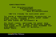 Ghostbusters for Atari 8-bit - Welcome to your new Ghostbusters franchise!