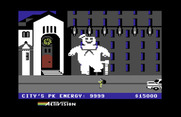 Ghostbusters for Commodore 64 - Sneak past the marshmallow man!