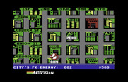 Ghostbusters for Commodore 64 - The game begins...