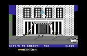Ghostbusters for Commodore 64 - Slowly guiding the ghost towards the trap...