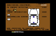 Ghostbusters for Commodore 64 - Outfit your vehicle with some necessary equipment...