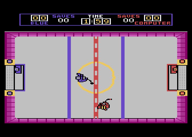 Hat Trick Atari 7800 Screenshot: Game start.