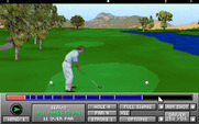 Jack Nicklaus Golf & Course Design: Signature Edition for IBM PC/Compatibles - Teeing off.