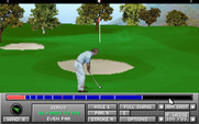 Jack Nicklaus Golf & Course Design: Signature Edition for IBM PC/Compatibles - Just short of a bunker near the green.
