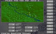 Jack Nicklaus Golf & Course Design: Signature Edition for IBM PC/Compatibles - A brand new course; placing the holes.