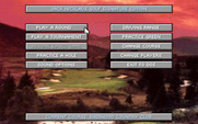 Jack Nicklaus Golf & Course Design: Signature Edition for IBM PC/Compatibles - The course options menu.