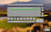 Jack Nicklaus Golf & Course Design: Signature Edition for IBM PC/Compatibles - Which course would you like to play? The game comes with two courses, and more can be added.