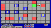 Alpha Man for IBM PC/Compatibles - Starting the game with the word "parent".
