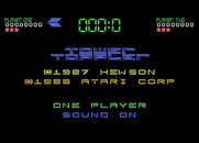 Tower Toppler for Atari 7800 - Title screen.