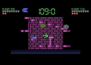 Tower Toppler for Atari 7800 - I've been knocked off of the platform!