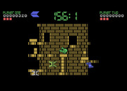 Tower Toppler for Atari 7800 - Be careful as you proceed, some platforms disappear when you step on them!