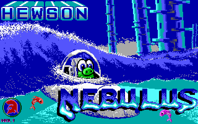Tower Toppler IBM PC/Compatibles Screenshot: European title screen.