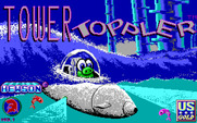 Tower Toppler for IBM PC/Compatibles - North American title screen.