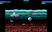 Tower Toppler for IBM PC/Compatibles - A fish caught in a bubble...now catch it with the submarine!