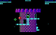 Tower Toppler for IBM PC/Compatibles - Emerging from a door near the top of the tower.