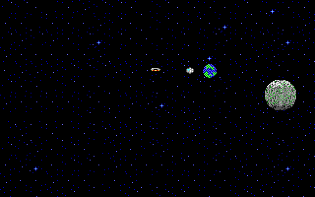 Crystal Caves IBM PC/Compatibles Screenshot: Game introduction...