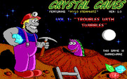 Crystal Caves for IBM PC/Compatibles - Title screen.