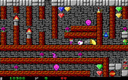 Crystal Caves for IBM PC/Compatibles - That pipe is sucking me in!