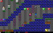 Crystal Caves for IBM PC/Compatibles - Be careful, that spider is dangerous...