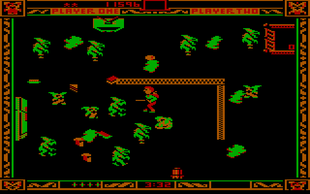 Gremlins IBM PC/Compatibles Screenshot: Mogwai turn into gremlins if they eat any food.