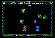 Gremlins for Apple II - Some of the levels feature nothing but gremlins.
