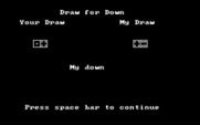 Mack's Domino Parlor for IBM PC/Compatibles - Starting a game.