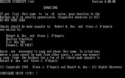 Dueling Starships for IBM PC/Compatibles - Starting screen; configure the ships?
