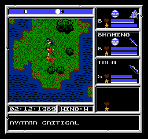 Ultima V: Warriors of Destiny NES / Famicom Screenshot: Looks like a dead end...