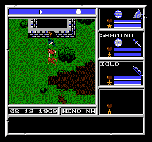 Ultima V: Warriors of Destiny NES / Famicom Screenshot: Starting to explore...