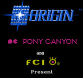 Ultima V: Warriors of Destiny for NES / Famicom - Origin and Pony Canyon logo.