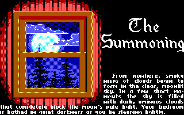 Ultima V: Warriors of Destiny IBM PC/Compatibles Screenshot: The story so far...